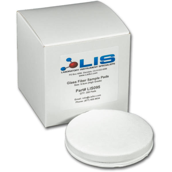 lis glass fiber sample pads  cm