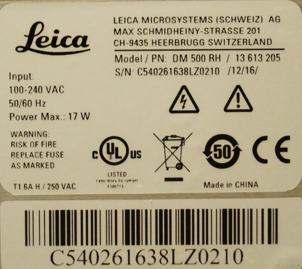 leica dm rh microscope