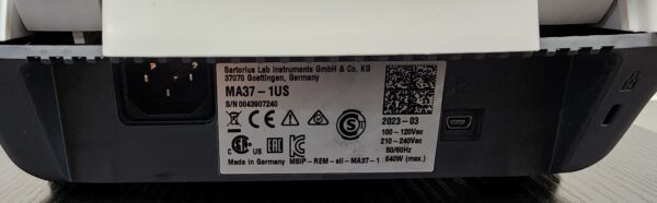 Sartorius MA37 Moisture Balance - Image 5