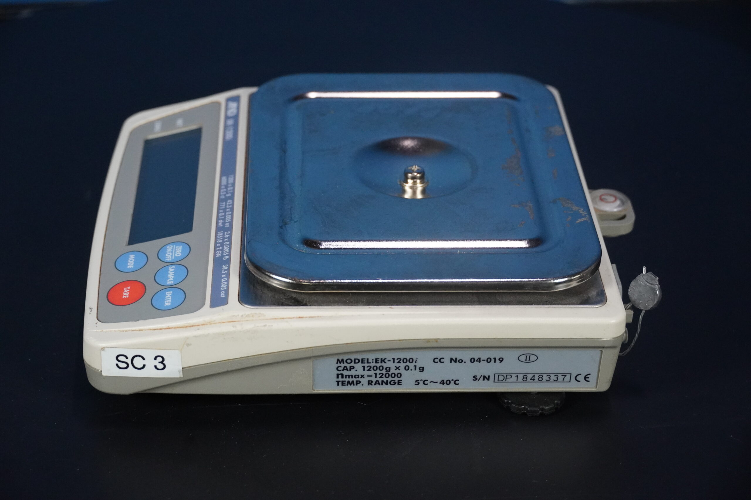 A&D EK-1200i Balance (Used) - Laboratory Instrument A&D EK-1200i Balance (Used) - Laboratory Instrument